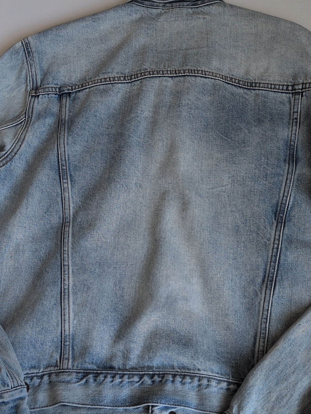 GAP Light Blue Washed Denim Jean Jacket - Picture 6 of 12